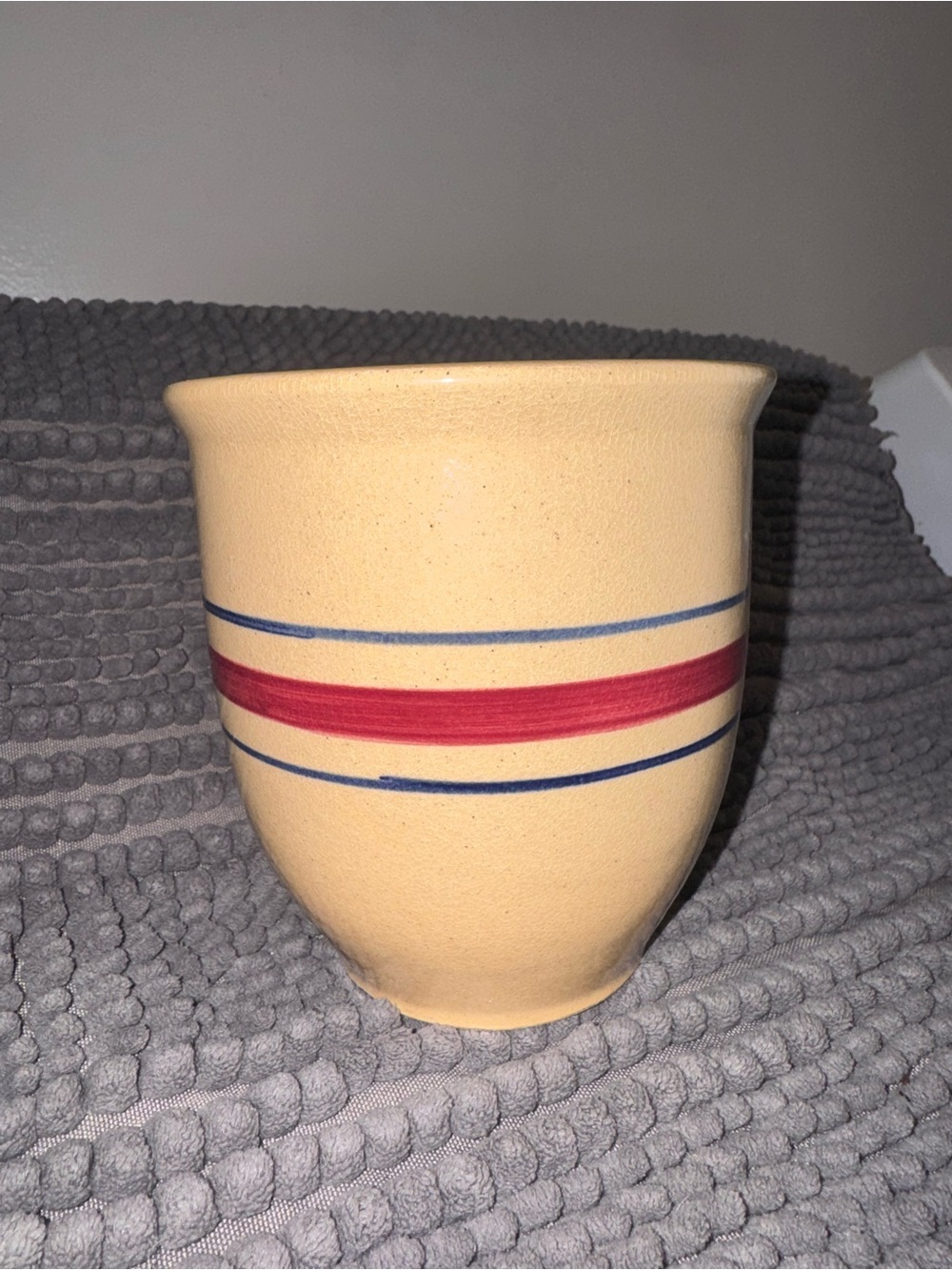 Vintage R.R.P. Co. Roseville Ohio Stoneware Crock | Farmhouse Kitchen Crock - Picture 5 of 11